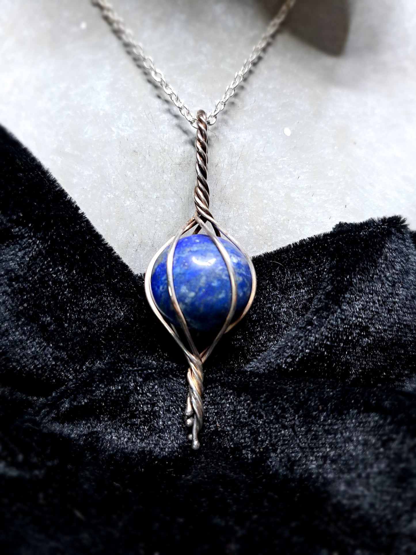 Lapislazuli Anhänger "Night Sky"