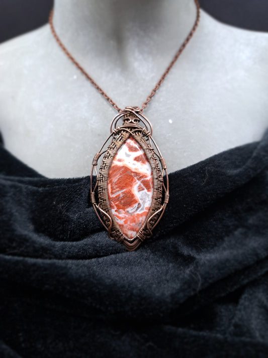 Brekzien Jaspis "Firefly"