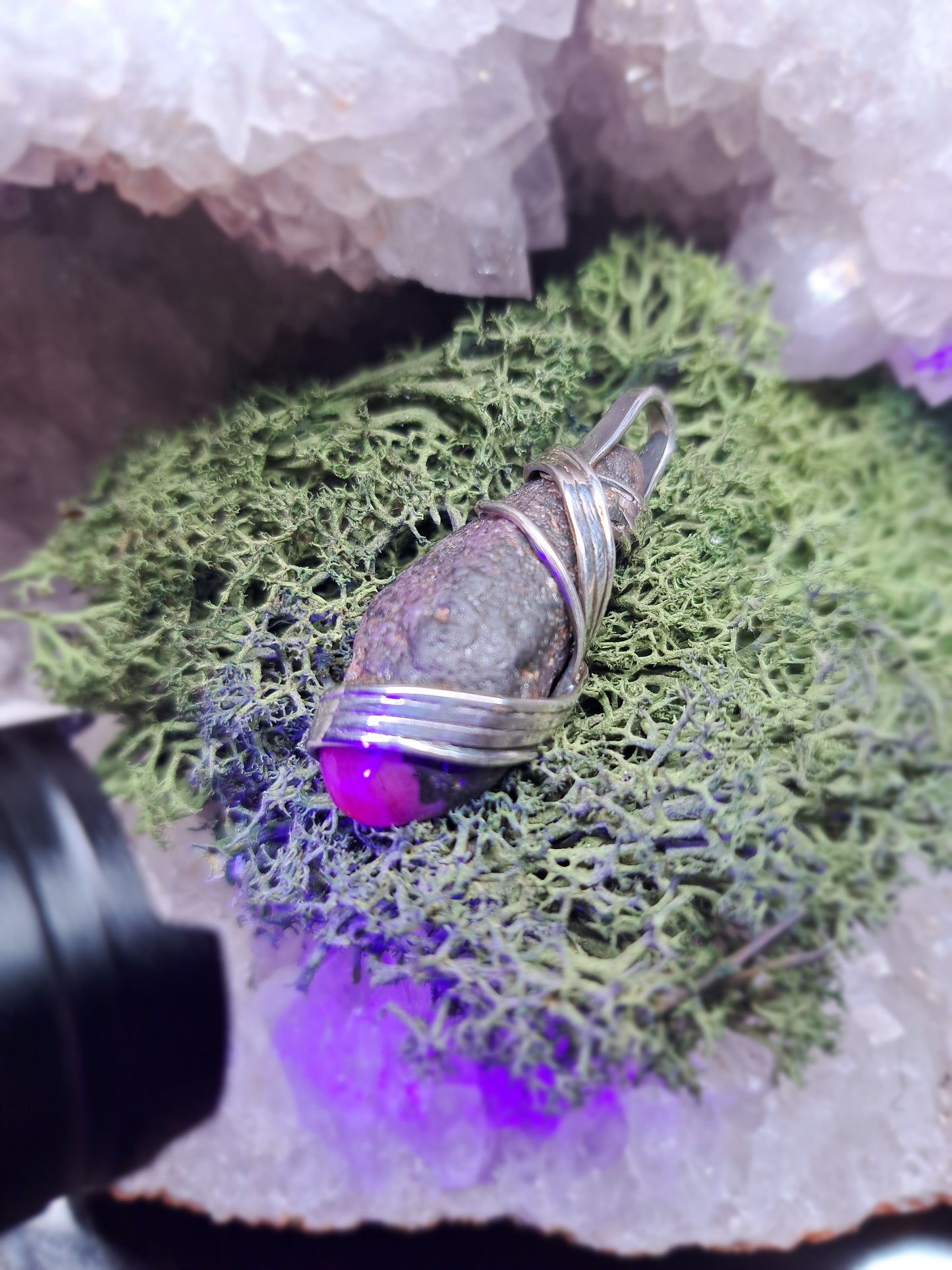 Rubin in Silber "Feuerband"