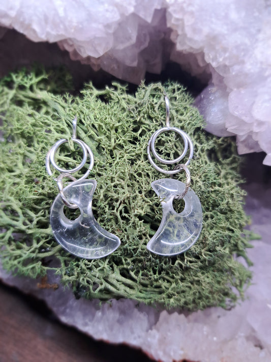 Bergristall in Silber "Clair de Lune"